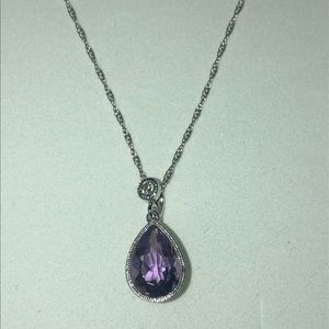 Natural Amethyst Jared Necklace